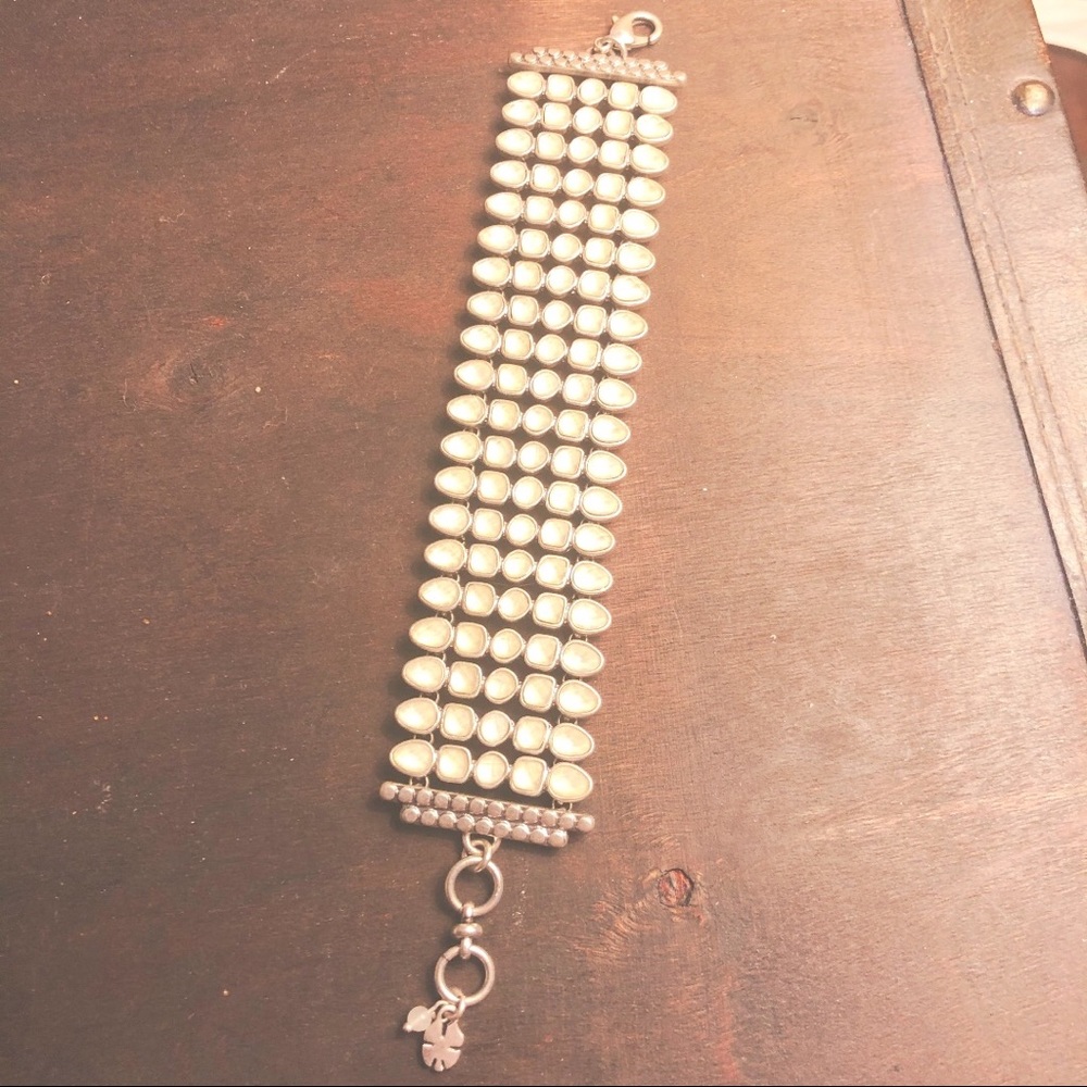 NWOT Lucky Brand Semi Precious Bracelet